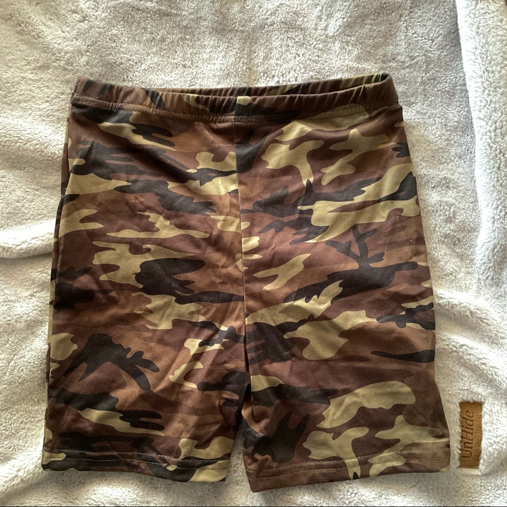 Camo Biker Shorts